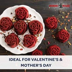 Nordic Ware Rosebud Baking Pan, 2-1/4 Cup Capacity, Copper 9 Nordic Ware Rosebud Baking Pan, 2-1/4 Cup Capacity, Copper -Nordic Ware 51XVes0hyzL