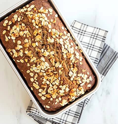 Nordic Ware Loaf Pan, 1.5 Pound, 2-Pack, Natural 1 Nordic Ware Loaf Pan, 1.5 Pound, 2-Pack, Natural