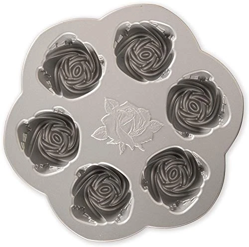 Nordic Ware Rosebud Baking Pan, 2-1/4 Cup Capacity, Copper 2 Nordic Ware Rosebud Baking Pan, 2-1/4 Cup Capacity, Copper - Image 2