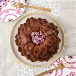 Nordic Ware Blossom Bundt Pan ,Toffee
