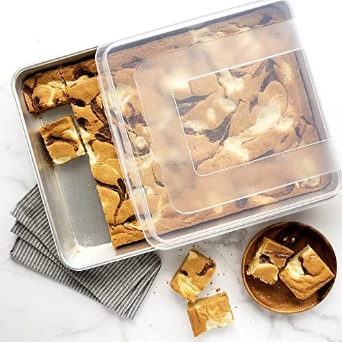 Nordic Ware Tural High Sided Sheet Cake Pan, Silver 2 Nordic Ware Tural High Sided Sheet Cake Pan, Silver - Image 2