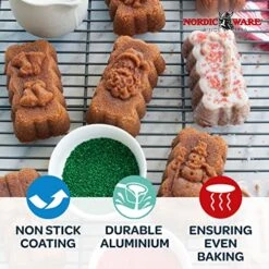 Nordic Ware Holiday Mini Loaves Pan & Wildflower Loaf Pan, 6-Cup, Toffee 14 Nordic Ware Holiday Mini Loaves Pan & Wildflower Loaf Pan, 6-Cup, Toffee -Nordic Ware 51nrXhWL9SL 2