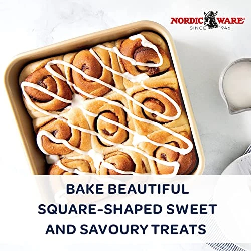 Nordic Ware Turals Aluminum NonStick 9x9-Inches Square Cake Pan 2 Nordic Ware Turals Aluminum NonStick 9x9-Inches Square Cake Pan - Image 2