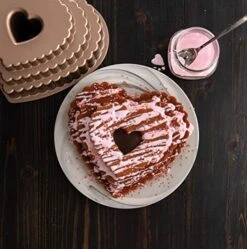 Nordic Ware Cast Bundt Bakeware Tiered Heart, 12-Cup, Toffee 12 Nordic Ware Cast Bundt Bakeware Tiered Heart, 12-Cup, Toffee -Nordic Ware 51pPgciKKuL