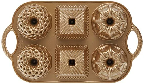 Nordic Ware Ware 3.5 Cup Geo Bundtlette Pan 2 Nordic Ware Ware 3.5 Cup Geo Bundtlette Pan - Image 2