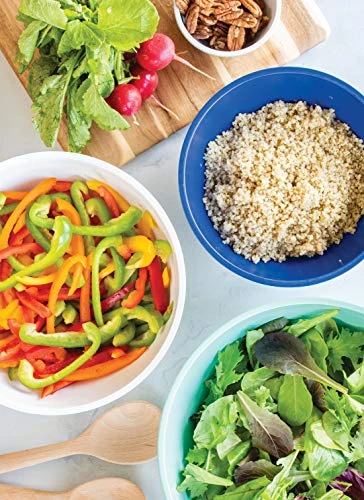 Nordic Ware Prep & Serve Mixing Bowl Set, 3-pc, Set Of 3, Coastal Colors, 5000 Milliliters 3 Nordic Ware Prep & Serve Mixing Bowl Set, 3-pc, Set Of 3, Coastal Colors, 5000 Milliliters - Image 3