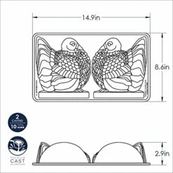 Nordic Ware 3-D Turkey Baking Pan, Medium, Bronze 7 Nordic Ware 3-D Turkey Baking Pan, Medium, Bronze -Nordic Ware 51zdl38h1UL