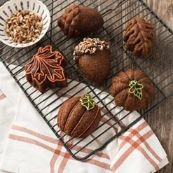 Nordic Ware Autumn Treats Pan, Bronze -Nordic Ware 61BEVosq5oL