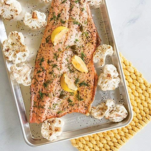 Nordic Ware 3 Piece Baker's Delight Set, 1 Pack, Aluminum And 43343 Oven Safe Nonstick Baking & Cooling Grid (1/2 Sheet), One Size, Steel 2 Nordic Ware 3 Piece Baker's Delight Set, 1 Pack, Aluminum And 43343 Oven Safe Nonstick Baking & Cooling Grid (1/2 Sheet), One Size, Steel - Image 2